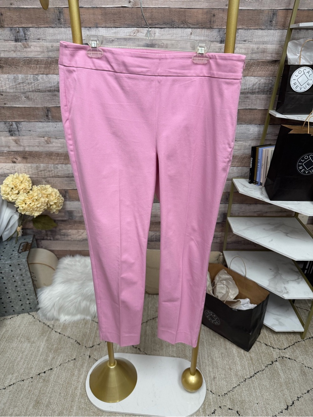 Talbots Pink Ankle Pants 14